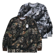 베이프 트리 엣지 카모 릴렉스핏 LS 티셔츠 2컬러 1L80111011