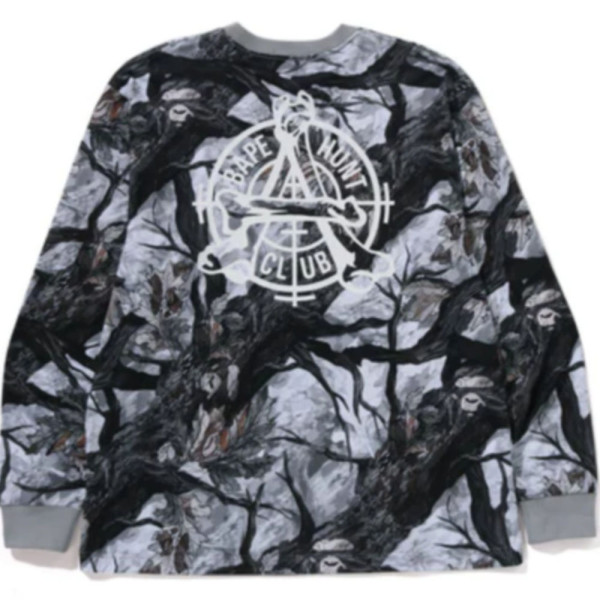 베이프 트리 엣지 카모 릴렉스핏 LS 티셔츠 2컬러 1L80111011