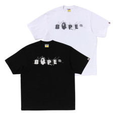 베이프 링클 베이프 로고 릴렉스핏 티셔츠 2컬러 1L80110324