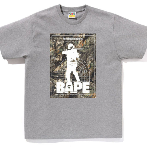 베이프 트리 엣지 카모 헌팅 티셔츠 2컬러 1L80110033