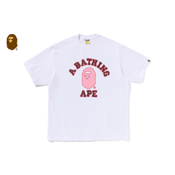 베이프 핸드 드로운 컬리지 릴렉스 핏 반팔티 3컬러 1L80110329