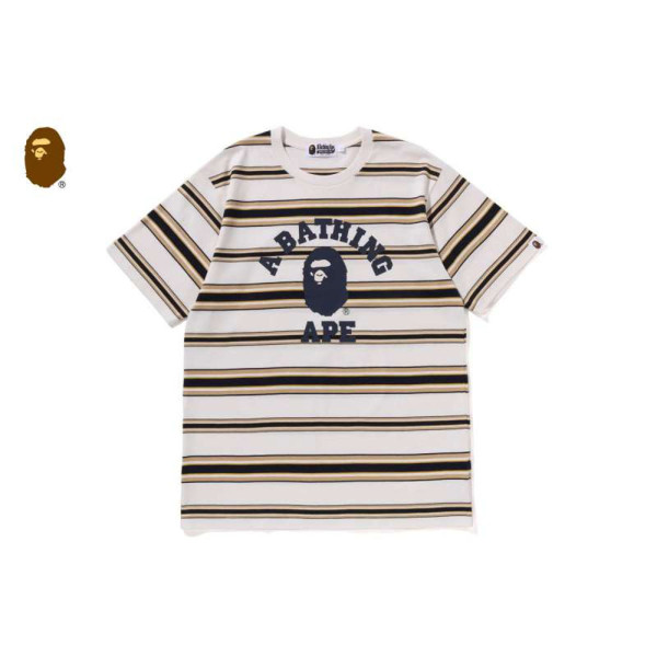 베이프 컬리지 스트라이프 반팔티 3컬러 1L30109006