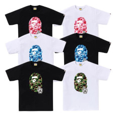 베이프 ABC 카모 고 에이프 포인터 에이프 헤드 베이펙 티셔츠 6컬러 1L25110014