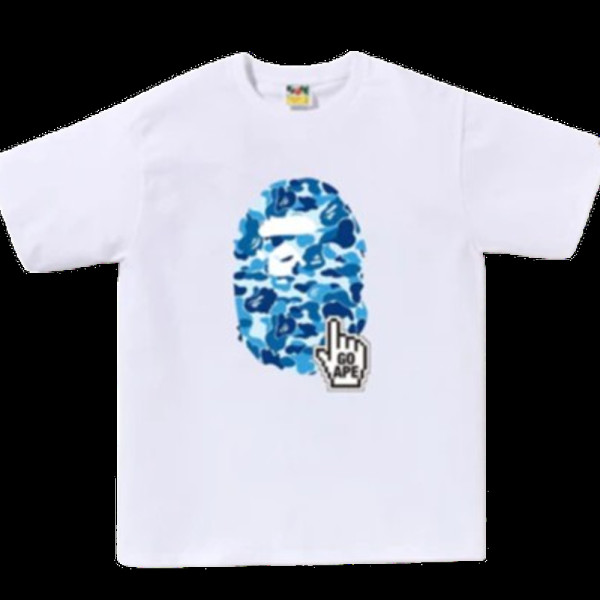 베이프 ABC 카모 고 에이프 포인터 에이프 헤드 베이펙 티셔츠 6컬러 1L25110014