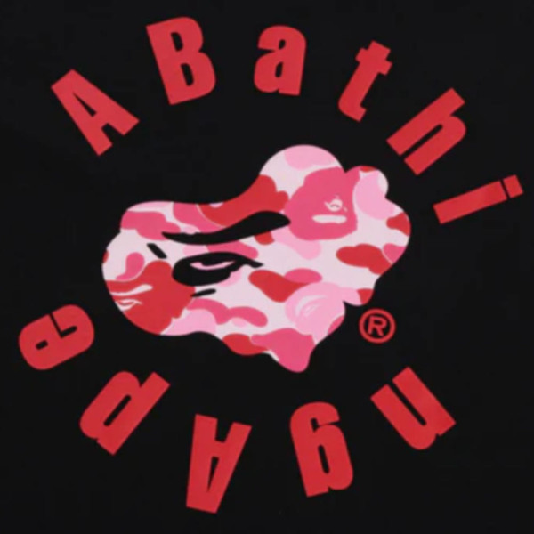 베이프 ABC 카모 하트 에이프 릴렉스핏 티셔츠 3컬러 1L30110328