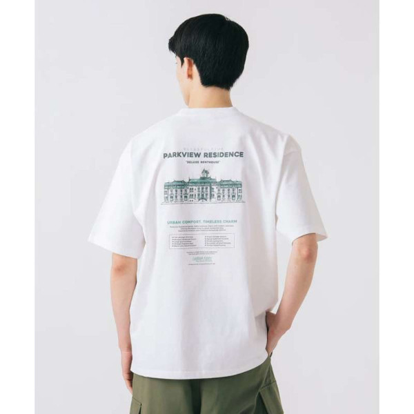 빔즈 빌딩 그래픽 코튼 티셔츠 2컬러 42-08-0077-639
