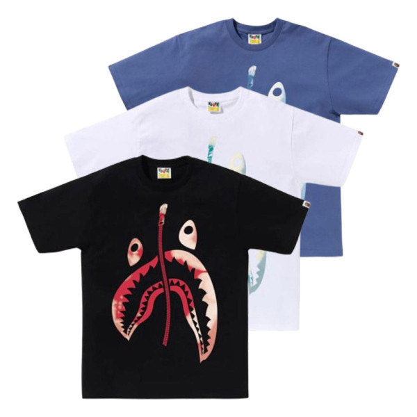 베이프 타이 다이 트위스트 샤크 반팔티 3컬러 1L30110044