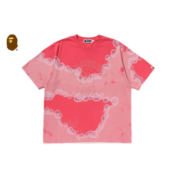 베이프 핸드 다이 컬리지 릴렉스핏 반팔티 3컬러 1L30109015