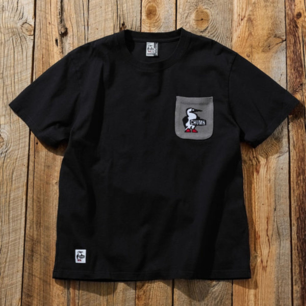 프릭스스토어 별주 CHUMS 부비버드 니트 포켓 크루넥 티셔츠 4컬러 1226180500650