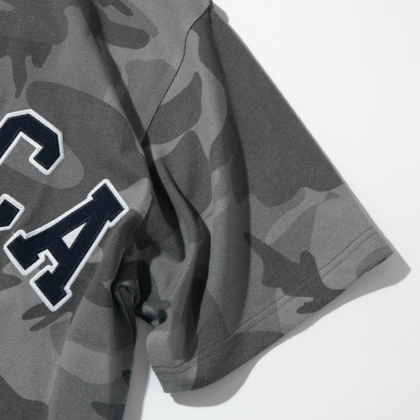 프릭스스토어 노티카 빅 실루엣 아치 로고 카모플라 무늬 크루넥 티셔츠 2컬러 1026207500199
