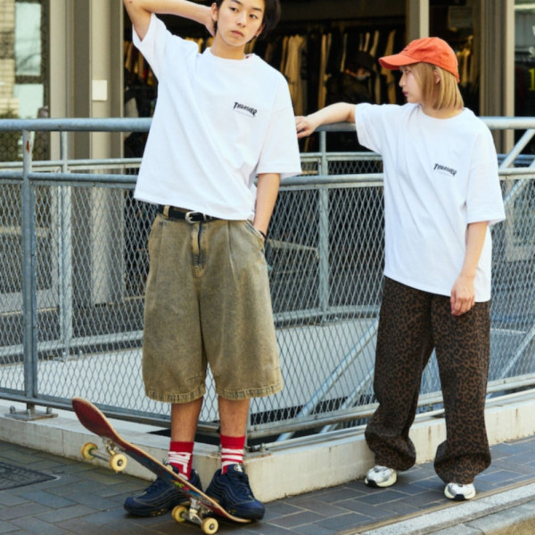 프릭스스토어 별주 THRASHER 빅 실루엣 Japan Art 백 프린트 티셔츠 2컬러 1226327600228