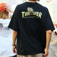 프릭스스토어 별주 THRASHER 빅 실루엣 LEOPARD 백 프린트 티셔츠 2컬러 1226327600226