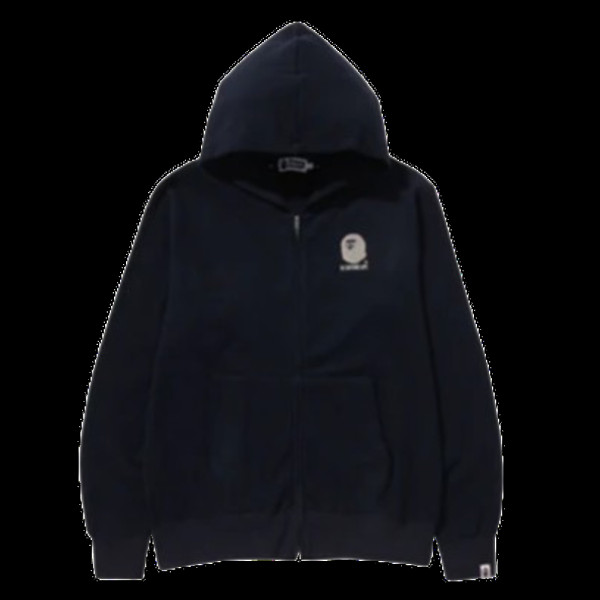 베이프 피그먼트 DYE 써멀 지퍼 후드티 2컬러 1L30115003