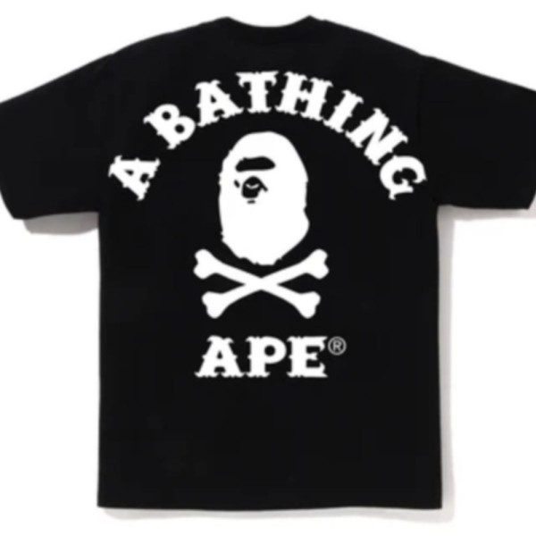 베이프 빅 에이프 크로스본 칼리지 티셔츠 3컬러 4L20110006