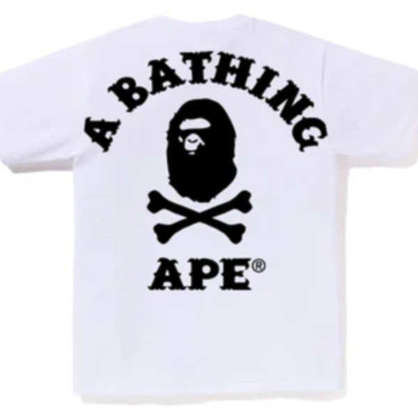 베이프 빅 에이프 크로스본 칼리지 티셔츠 3컬러 4L20110006