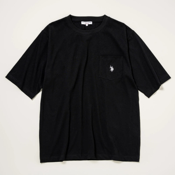 U.S. POLO ASSN. 유에스폴로에센 더블홀스맨 자수 반팔티 4컬러 PLM52257