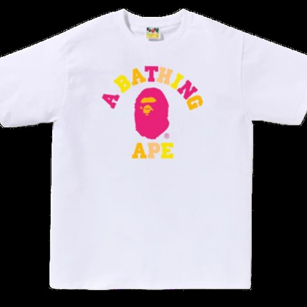 베이프 컬러스 칼리지 티셔츠 4컬러 1L30110019