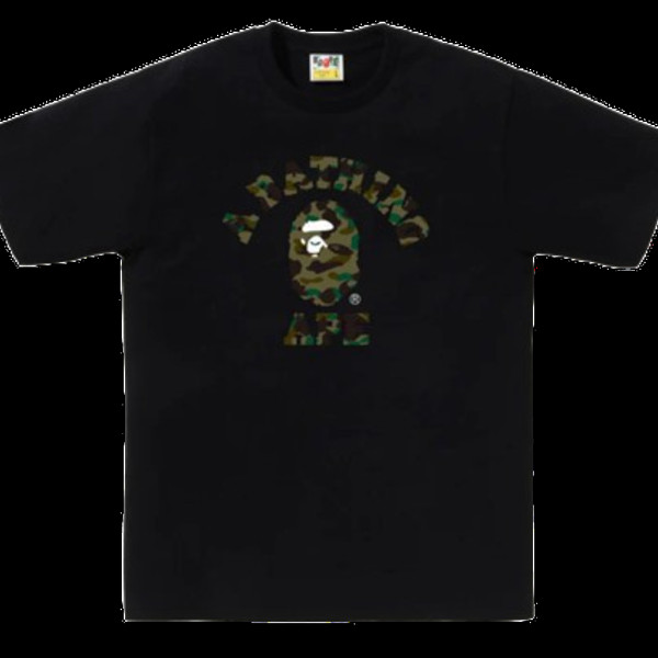 베이프 1ST 카모 칼리지 티셔츠 6컬러 1L30110012