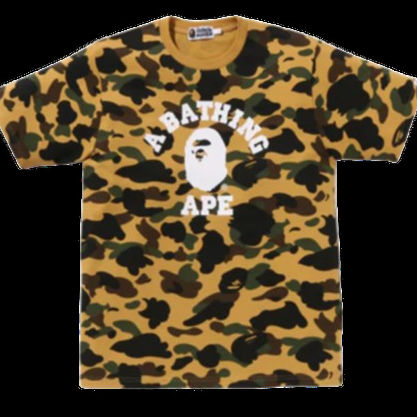 베이프 1ST 카모 칼리지 티셔츠 3컬러 1L30109010
