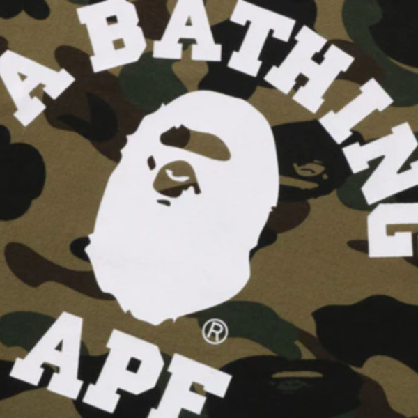 베이프 1ST 카모 칼리지 티셔츠 3컬러 1L30109010