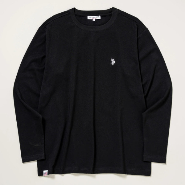 U.S. POLO ASSN. 유에스폴로에센 더블홀스맨 자수 긴팔티 4컬러 PLM52258
