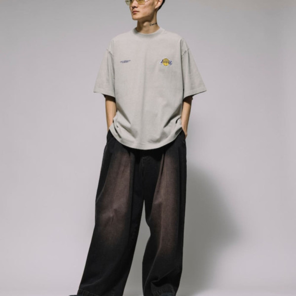 프릭스스토어 별주 NBA 더블 로고 반소매 티셔츠 4컬러 1026375200013