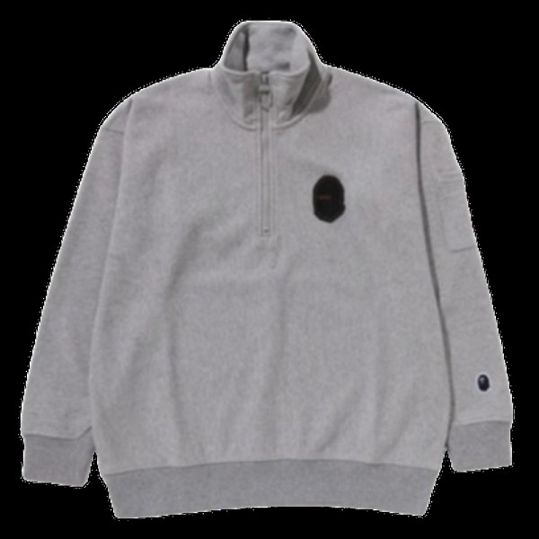 베이프 하프 지퍼 풀오버 스웨트 셔츠1 2컬러 7L30113303