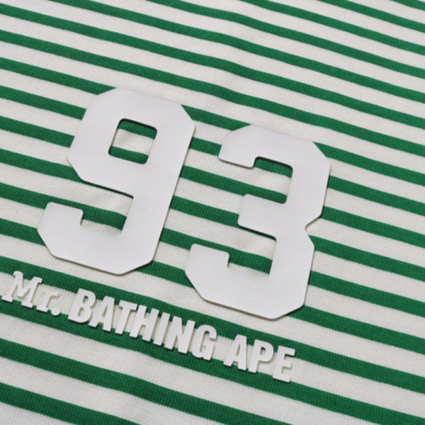 베이프 스트라이프 LS 프린트 티셔츠 2컬러 7L30111303