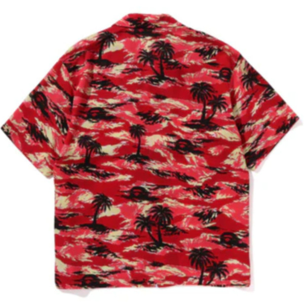 베이프 팜트리 카모 오픈 칼리지 포켓 SS 셔츠 3컬러 1L30132306