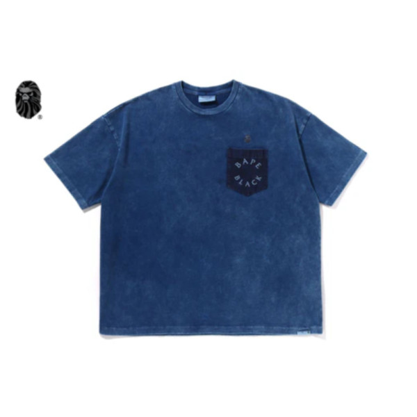 베이프 블랙 베이프 페이즐리 포켓 반팔티 1 라이트틴디 1L30109329