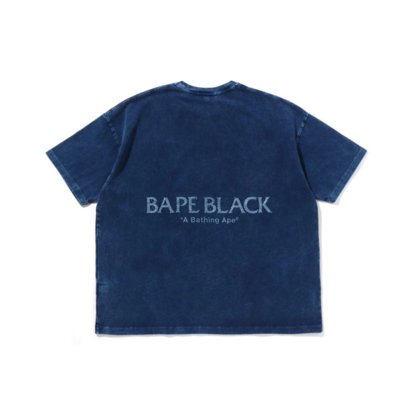 베이프 블랙 베이프 뱃지 로고 반팔티 1 라이트틴디 1L30109330