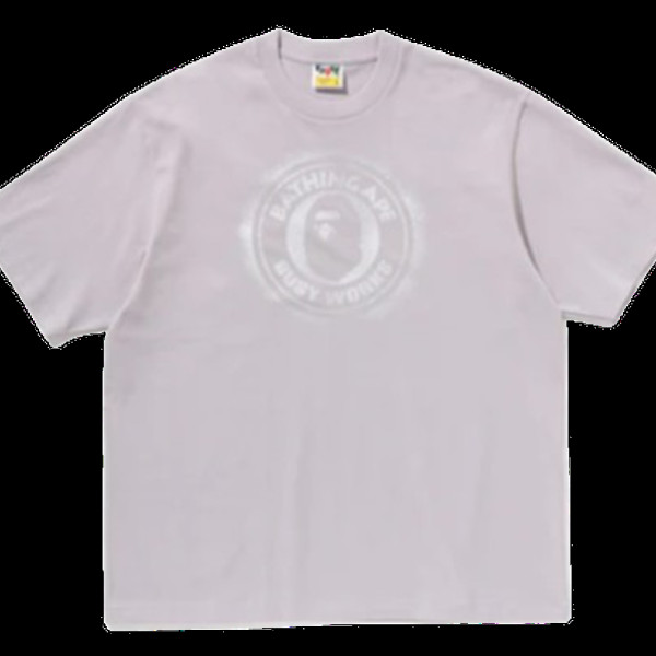 베이프 스프레이 프린트 비지 워크스 릴렉스 핏 티셔츠 4컬러 1L30110321