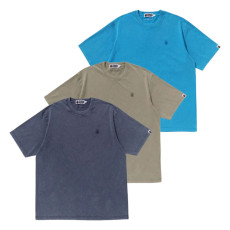 베이프 가먼트 다이 원 포인트 릴렉스 핏 티셔츠 3컬러 1L30109302