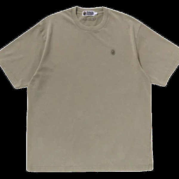 베이프 가먼트 다이 원 포인트 릴렉스 핏 티셔츠 3컬러 1L30109302