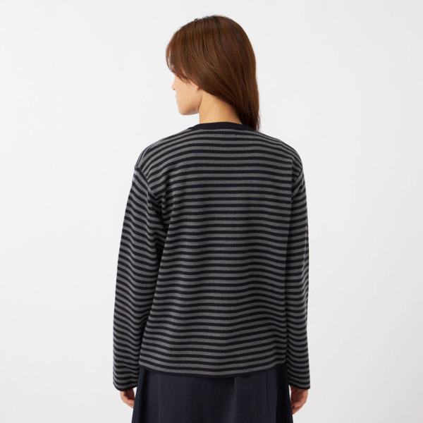 나나미카 X 바토너 32G 스무스 울 크루넥 티셔츠 2컬러 O24FJ017