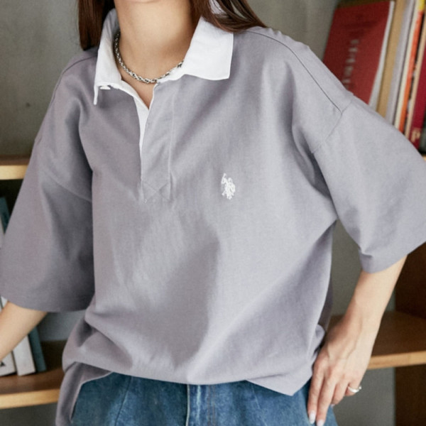 퍼블럭스 U.S. POLO ASSN. 유에스폴로에센 별주 원포인트 자수 라거 셔츠 4컬러 3127291600009