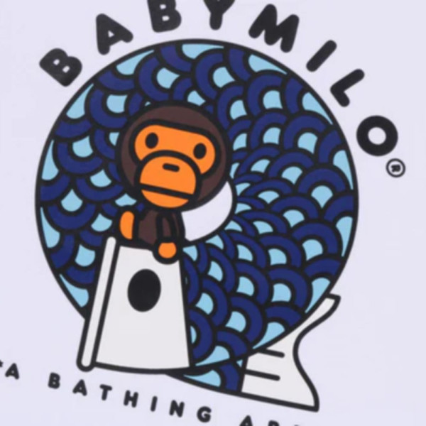 베이프 코이노보리 온 베이비 마일로 티셔츠 2컬러 2L22110008