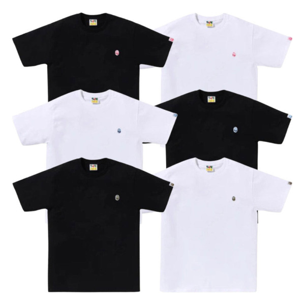 베이프 ABC 카모 원포인트 티셔츠 6컬러 1L30110004