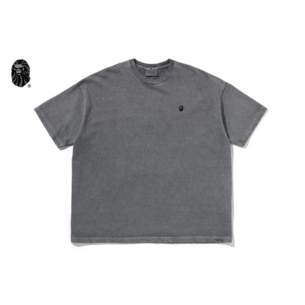 베이프 블랙 로프 스티치 워시드 반팔티 2컬러 1L30109324