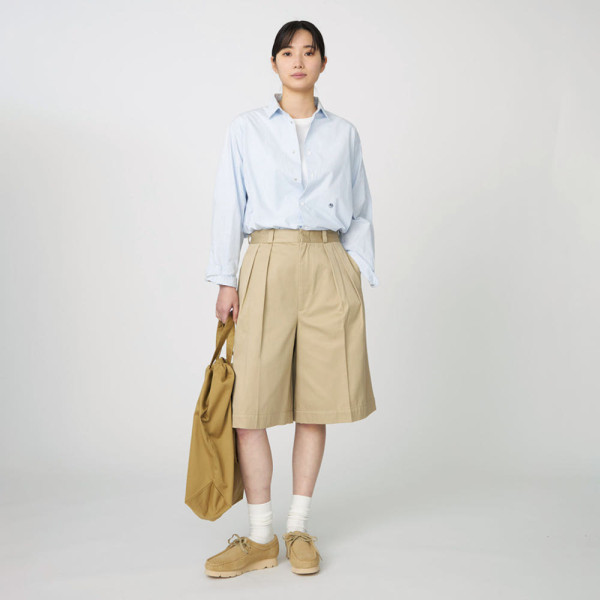 나나미카 여성 더블 플릿 치노 반바지 5컬러 SUDS401