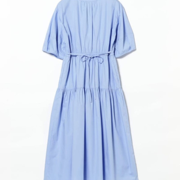 레이 빔즈 랜턴 슬리브 개더 원피스 3컬러 61-26-1240-111