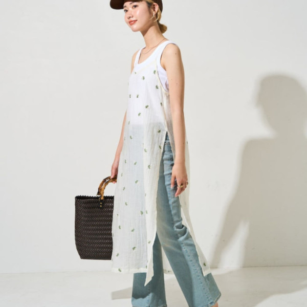 프릭스스토어 시아 잔꽃무늬 자수 캐미 원피스 2컬러 1314248900877