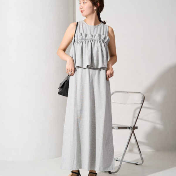 프릭스스토어 멀티웨이 프릴 리본 세트 민소매 원피스 4컬러 1316248900492