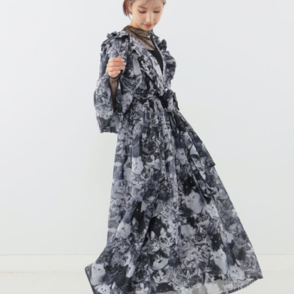 빔즈 mmts X unoa 쉬폰 드레스 원피스 2컬러 16-26-0017-438