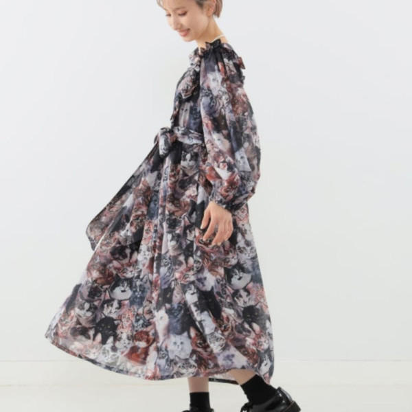 빔즈 mmts X unoa 쉬폰 드레스 원피스 2컬러 16-26-0017-438