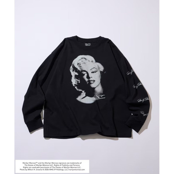 프릭스스토어 별주 마릴린 먼로 L/S 컷소 Glamour 긴팔 티셔츠 2컬러 1021248901231