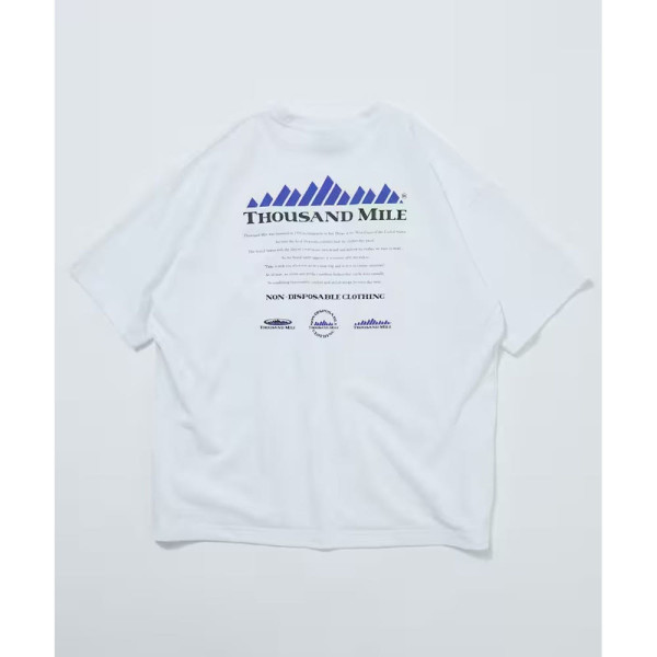 프릭스스토어 사우전드마일 별주 백프린트 히스토리 로고 반팔 티셔츠 4컬러 1226132800033