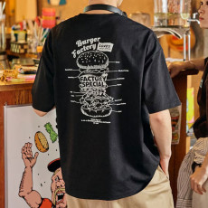 프릭스스토어 버거팩토리 별주 빅실루엣 백프린트 크루넥 반팔 티셔츠 5컬러 1226248902987