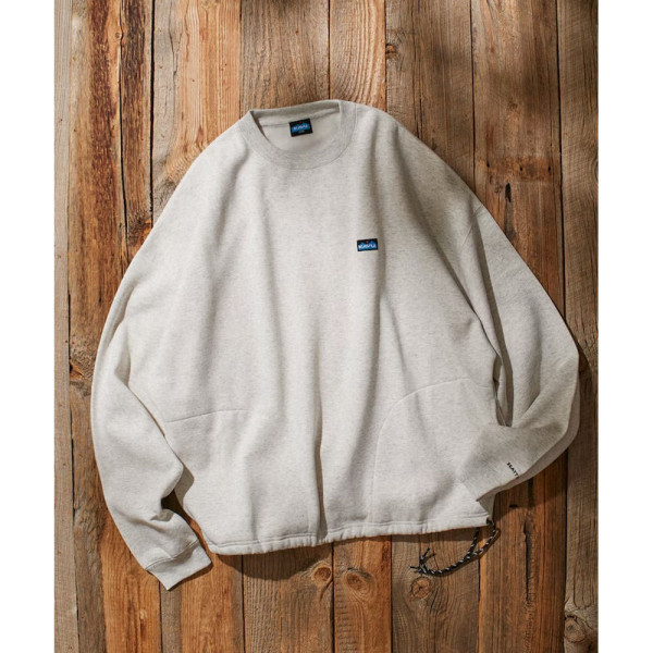 프릭스스토어 카부 별주 릴랙스핏 원포인트 자수 크루넥 스웨트 헴 코드 5컬러 1221105100075