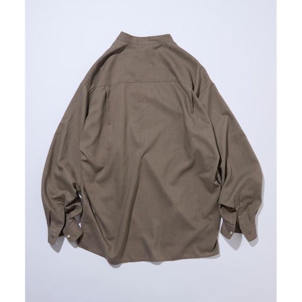 프릭스스토어 릴랙스핏 린넨 믹스 밴드 칼라 풀오버 셔츠 3컬러 1203248900022